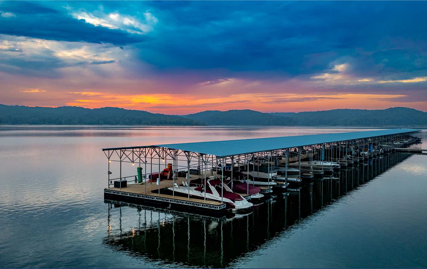 Marina Dock with Boats